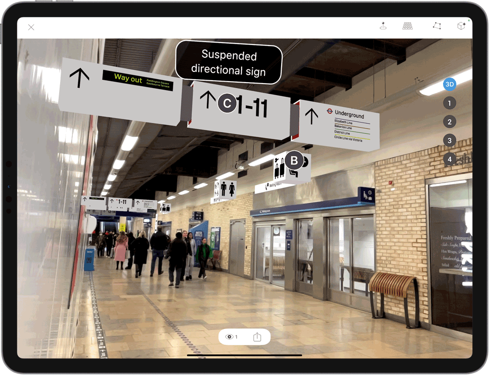 wayfinding in augmented reality network rail
