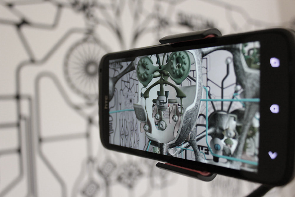 Augmented reality art and exhibitions